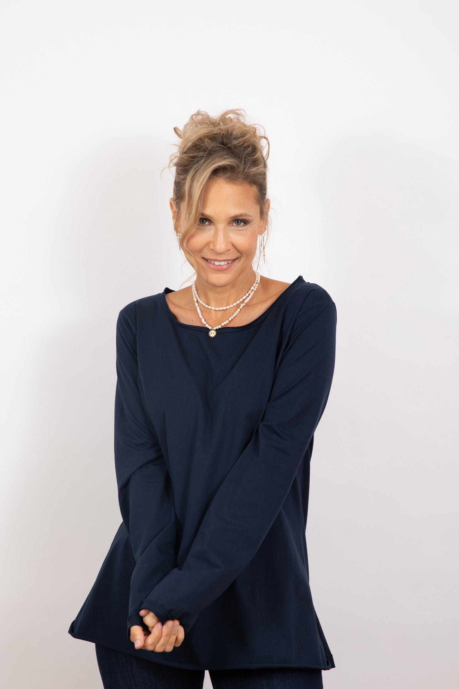 S SHIRT  חולצה כחולה image 1