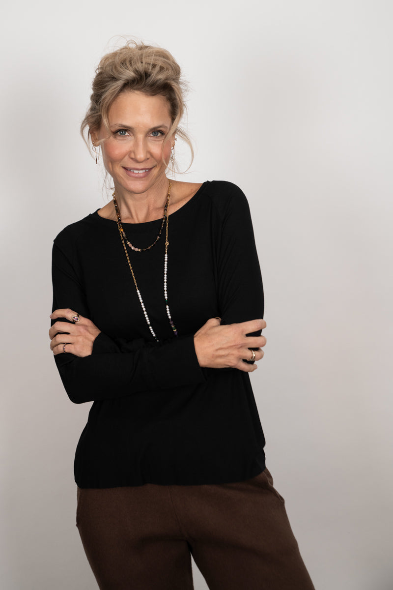 MIAMI חולצה שחורה