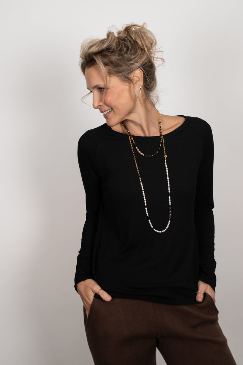 MIAMI חולצה שחורה