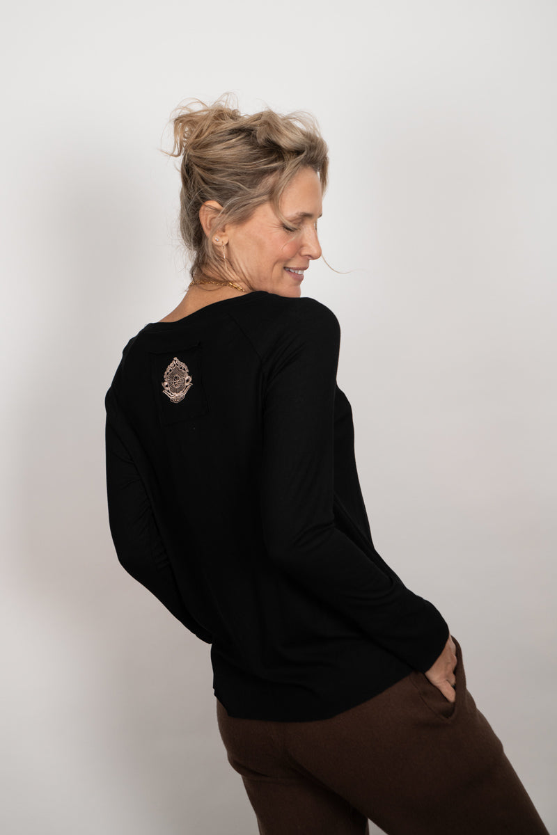 MIAMI חולצה שחורה