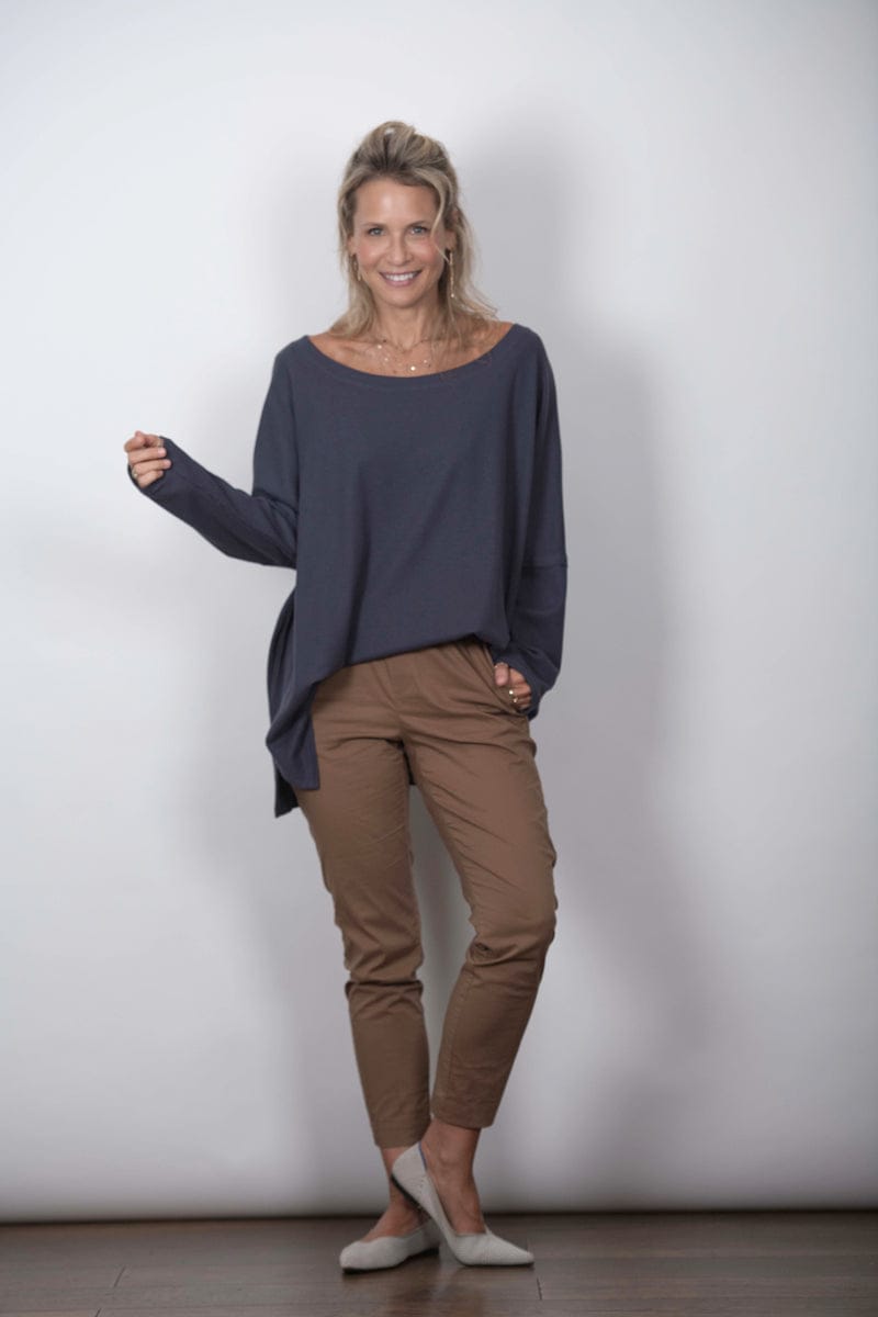 LARRY חולצה אוברסייז אפור