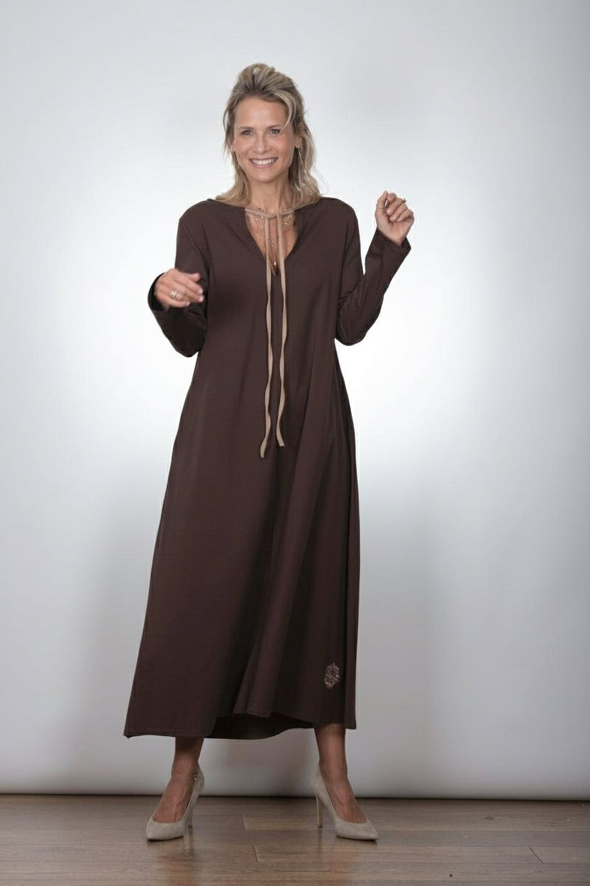 RONI שמלה חומה