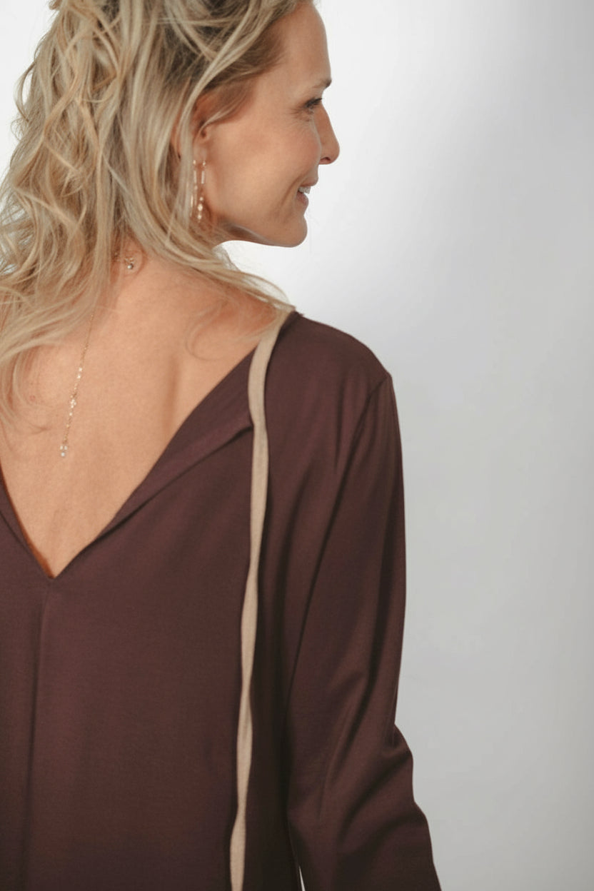 RONI שמלה חומה