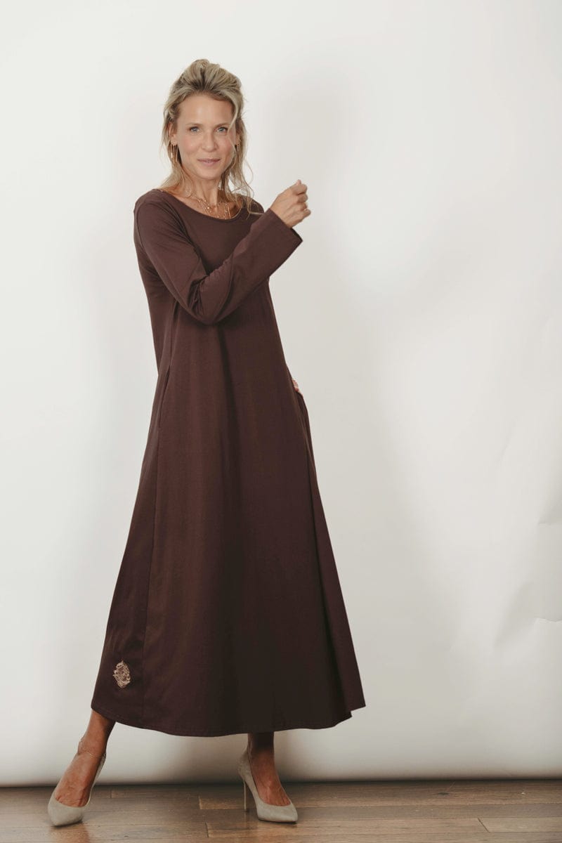 RONI שמלה חומה