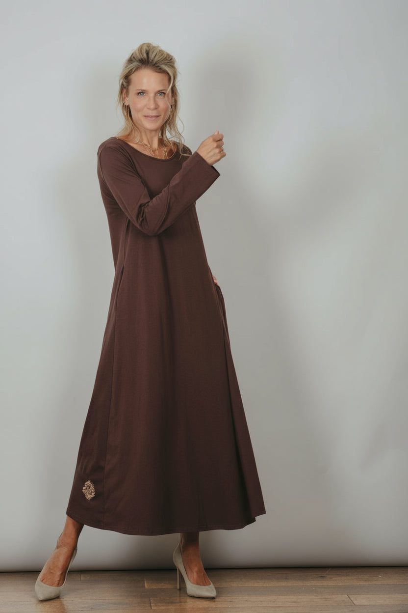 RONI שמלה חומה