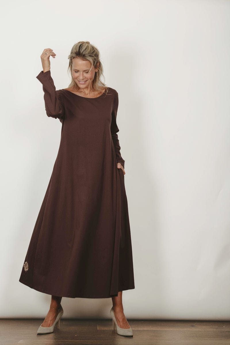 RONI שמלה חומה