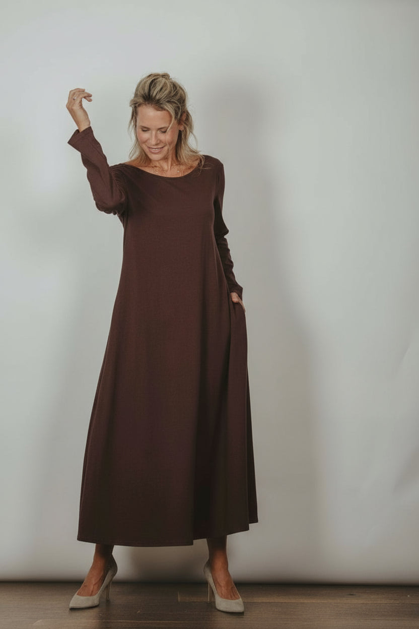 RONI שמלה חומה