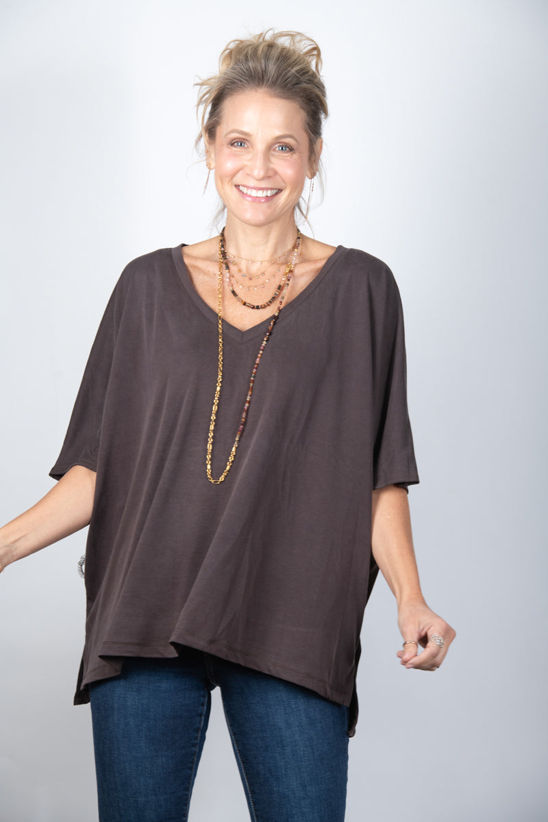 EOS V חולצה אוברסייז בייסיק