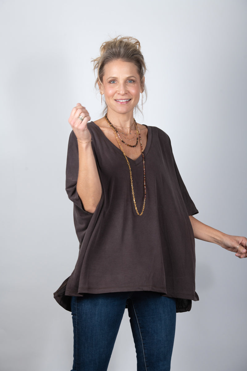 EOS V חולצה אוברסייז בייסיק