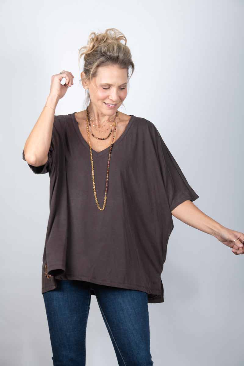 EOS V חולצה אוברסייז בייסיק