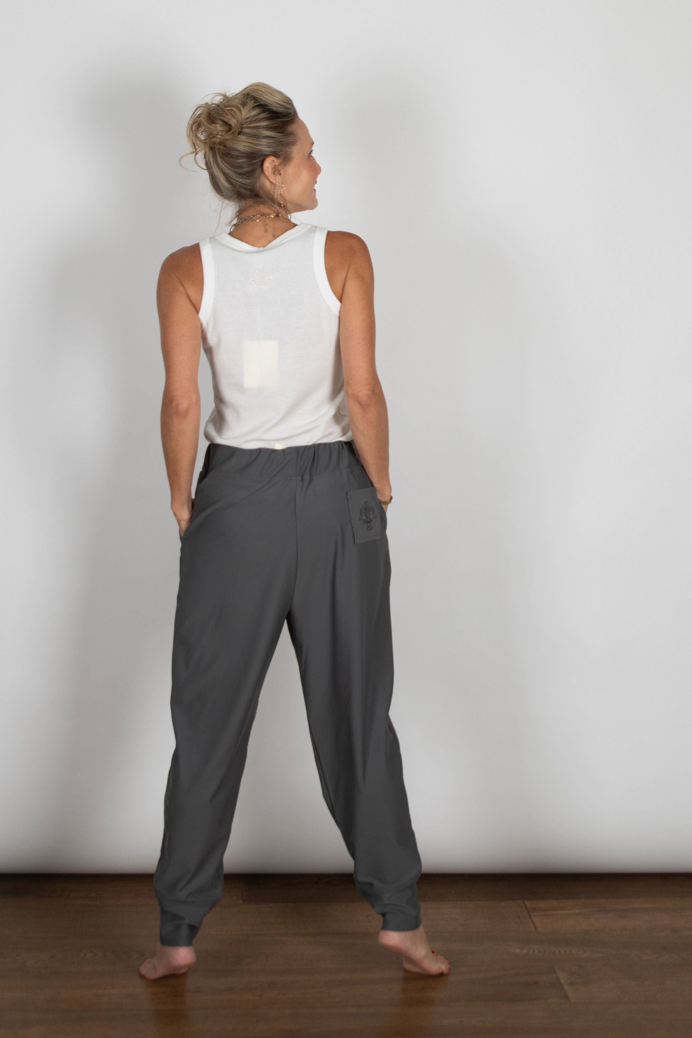 TAL PENS מכנסיים אפור