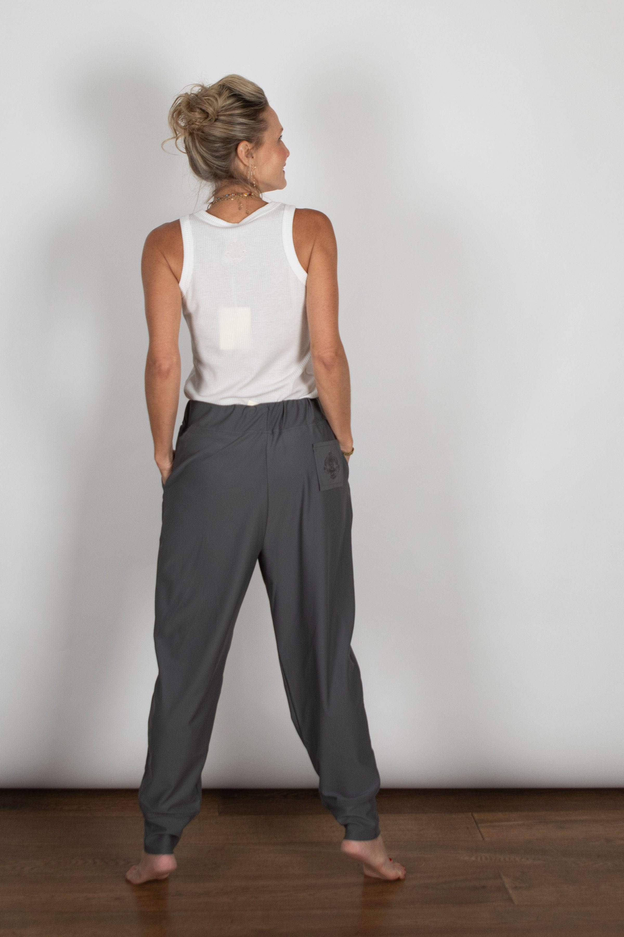 TAL PENS מכנסיים אפור