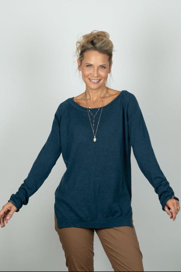 AURA סריג כחול קלאסי