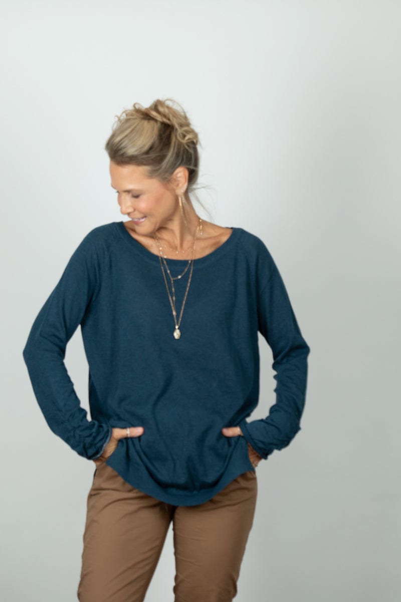 AURA סריג כחול קלאסי