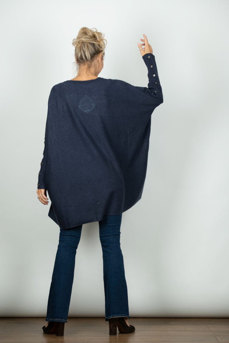 PULSE סריג אוברסייז כחול גדול