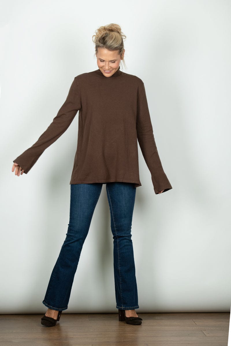 FLAIR סריג מיני גולף חום