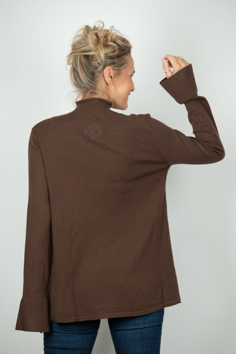 FLAIR סריג מיני גולף חום