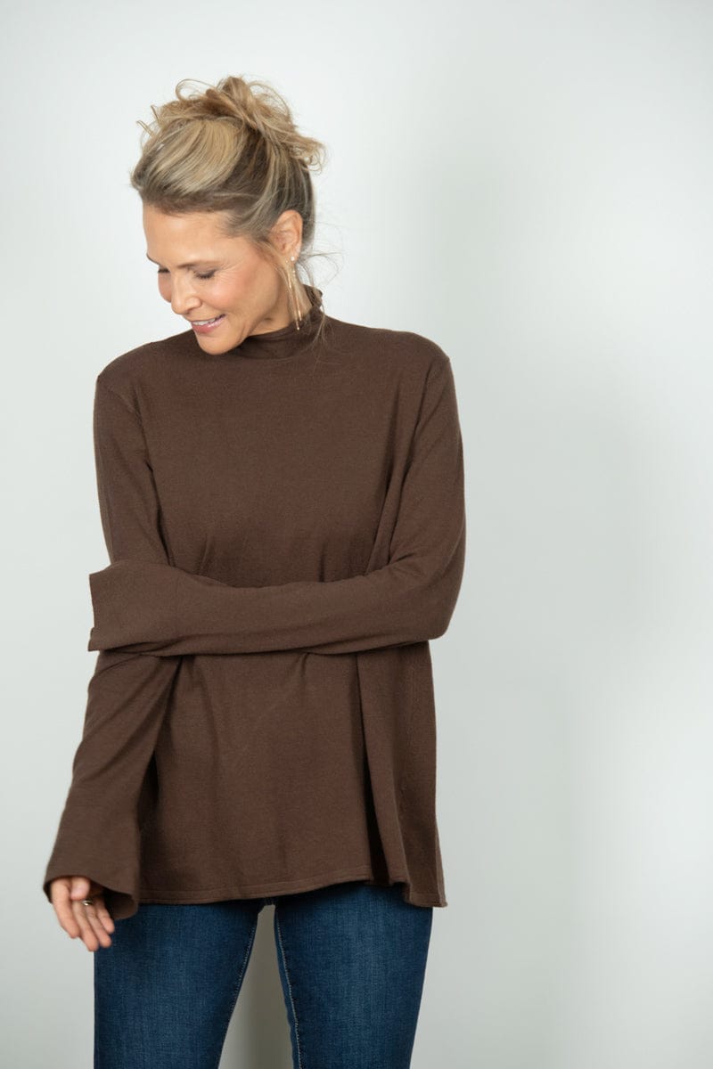 FLAIR סריג מיני גולף חום