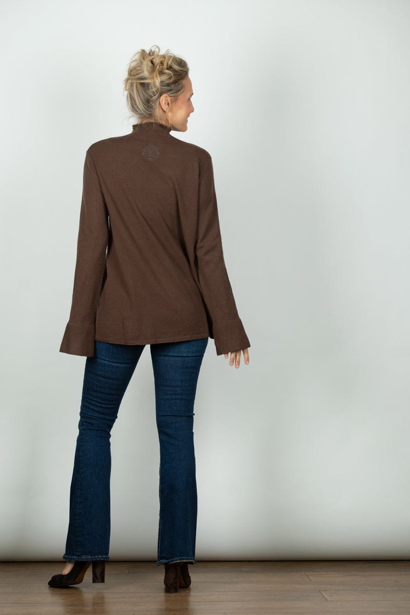 FLAIR סריג מיני גולף חום