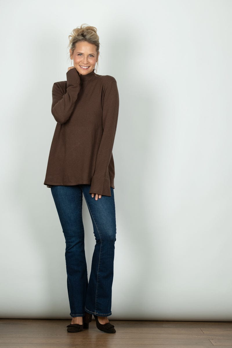 FLAIR סריג מיני גולף חום