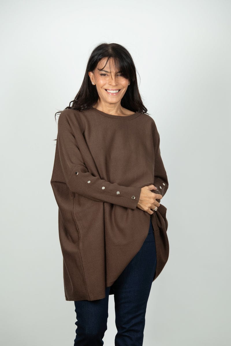 PULSE סריג אוברסייז חום גדול