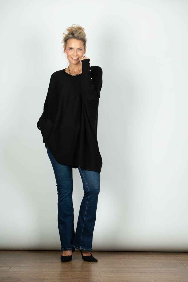 PULSE סריג אוברסייז שחור גדול