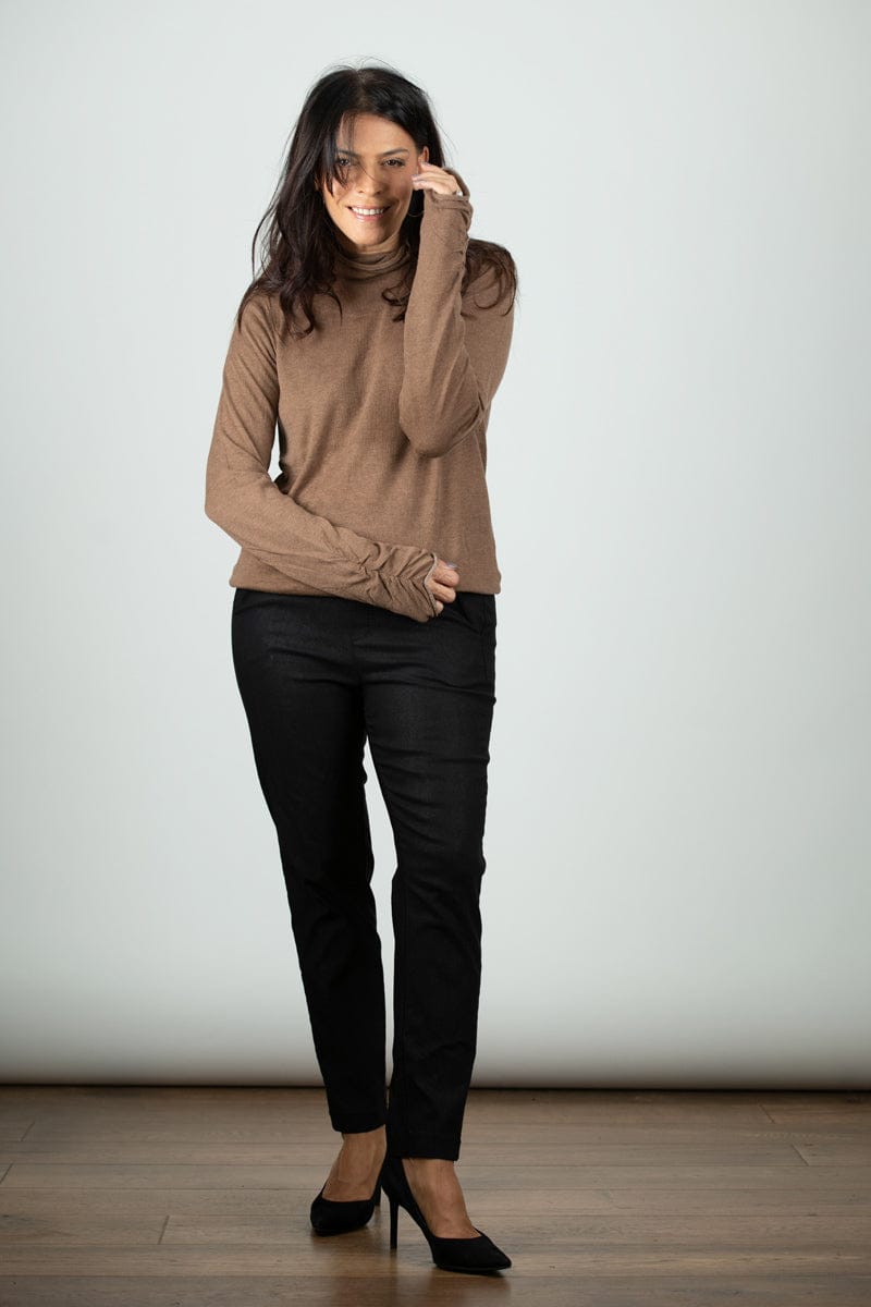 BLOOM סריג גולף חום