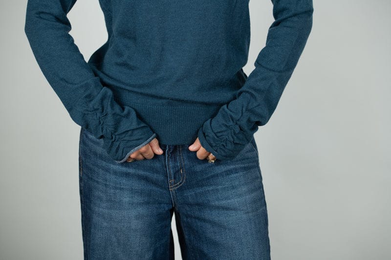 BLOOM סריג גולף כחול