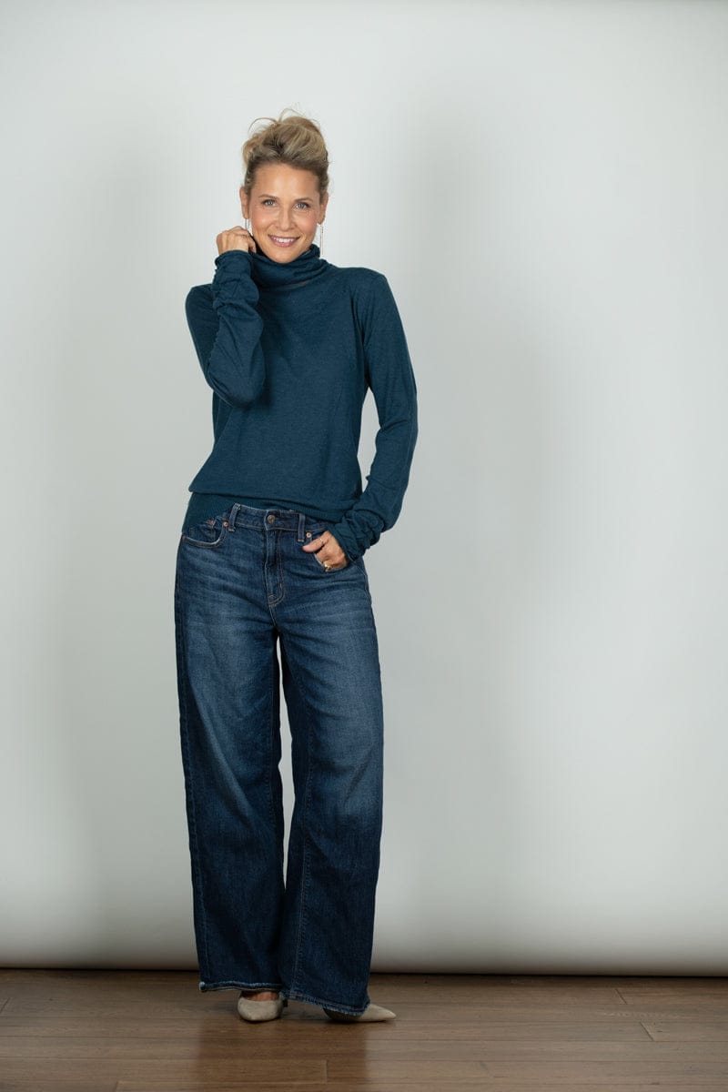 BLOOM סריג גולף כחול