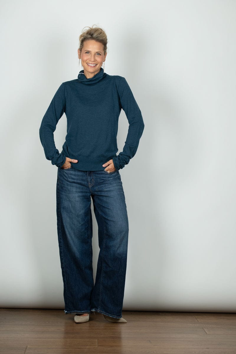 BLOOM סריג גולף כחול