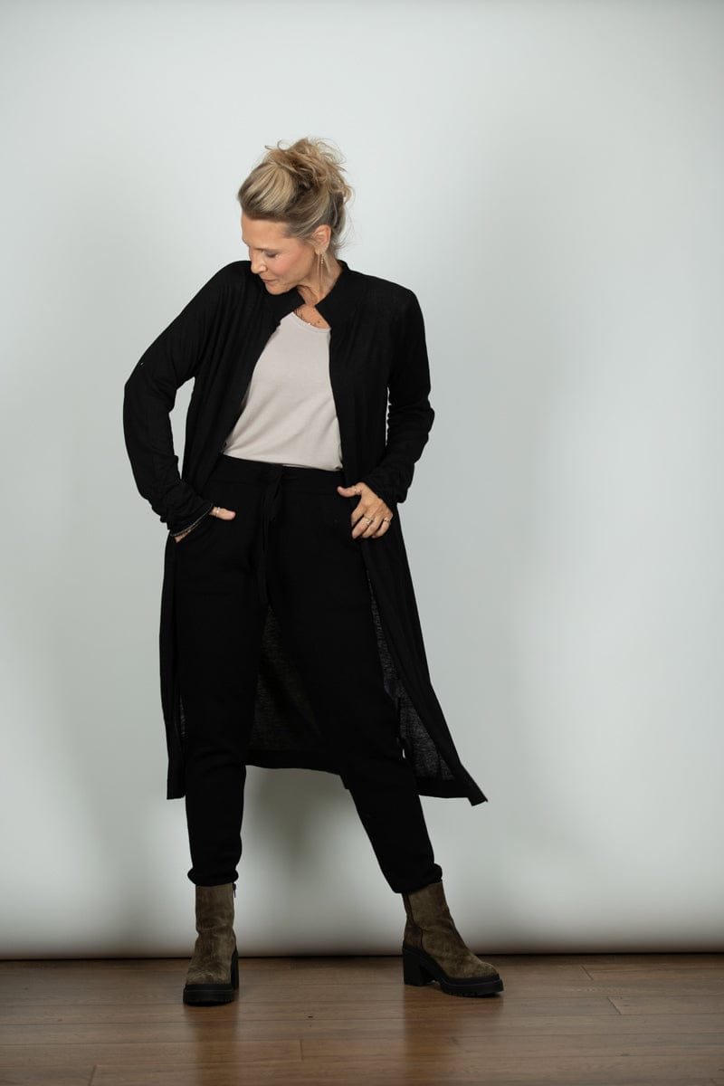 DRIFT מכנס סריג שחור