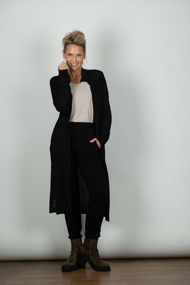 DRIFT מכנס סריג שחור