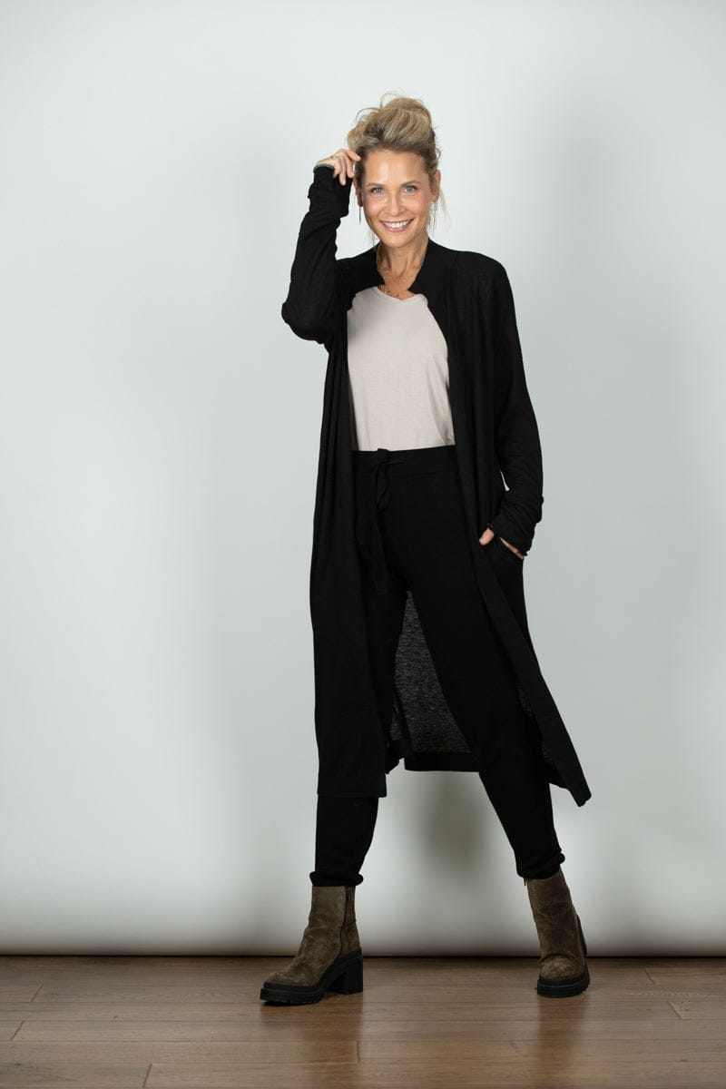 DRIFT מכנס סריג שחור