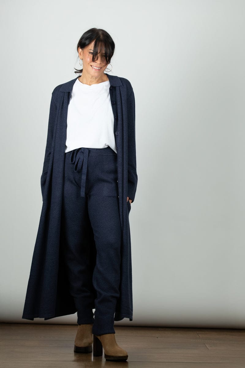 WHISPER שמלת סריג כחולה