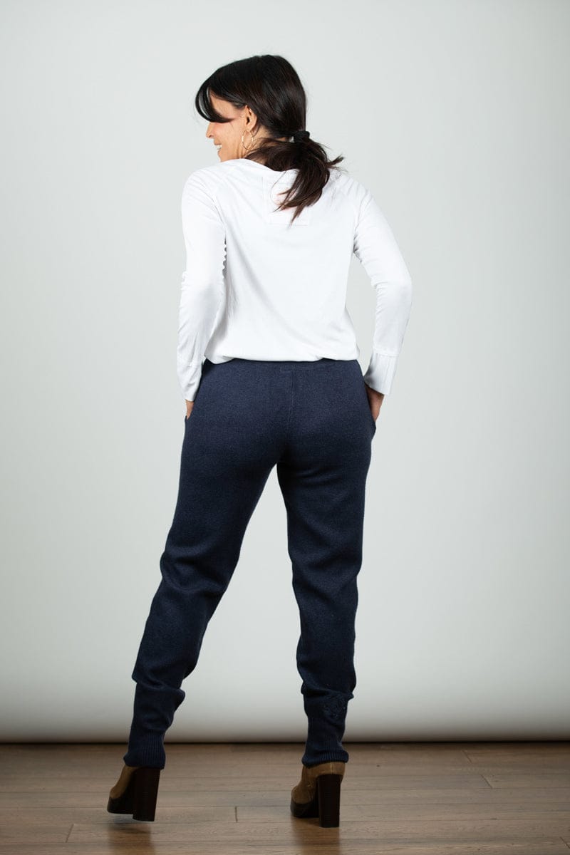 DRIFT מכנס סריג כחול