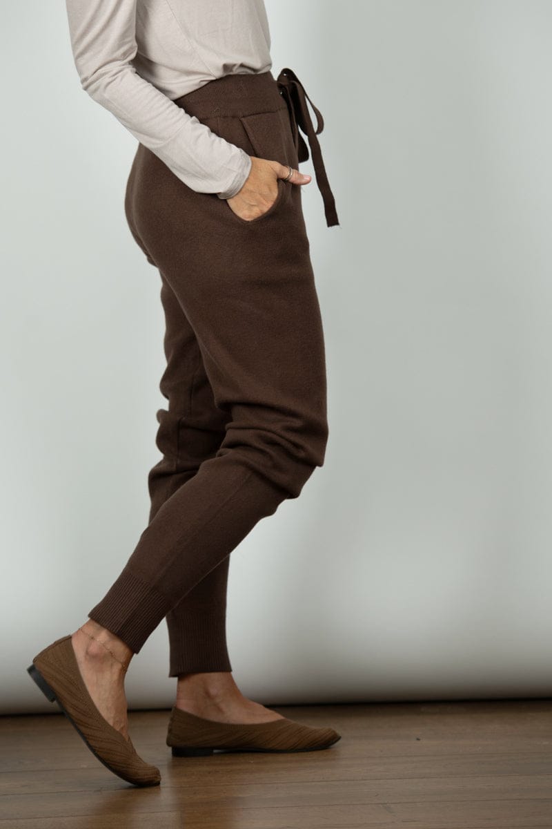 DRIFT מכנס סריג חום