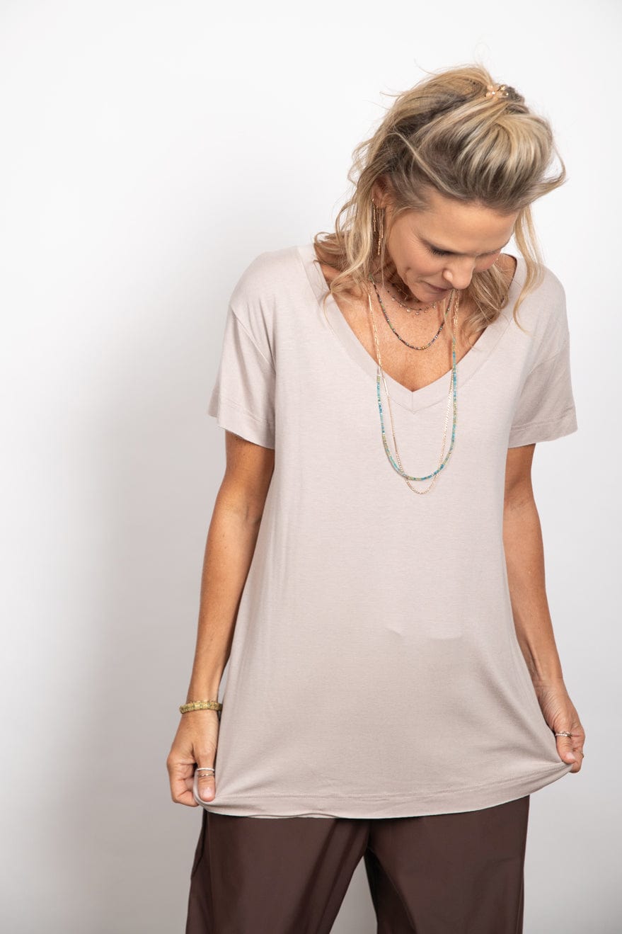 AMOS V חולצה קאמל