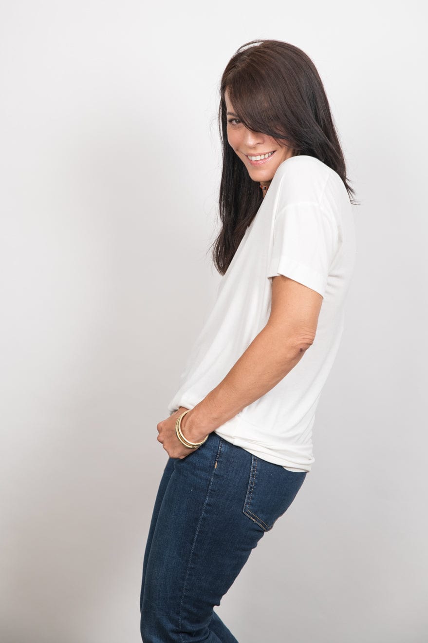 AMOS V חולצה לבנה