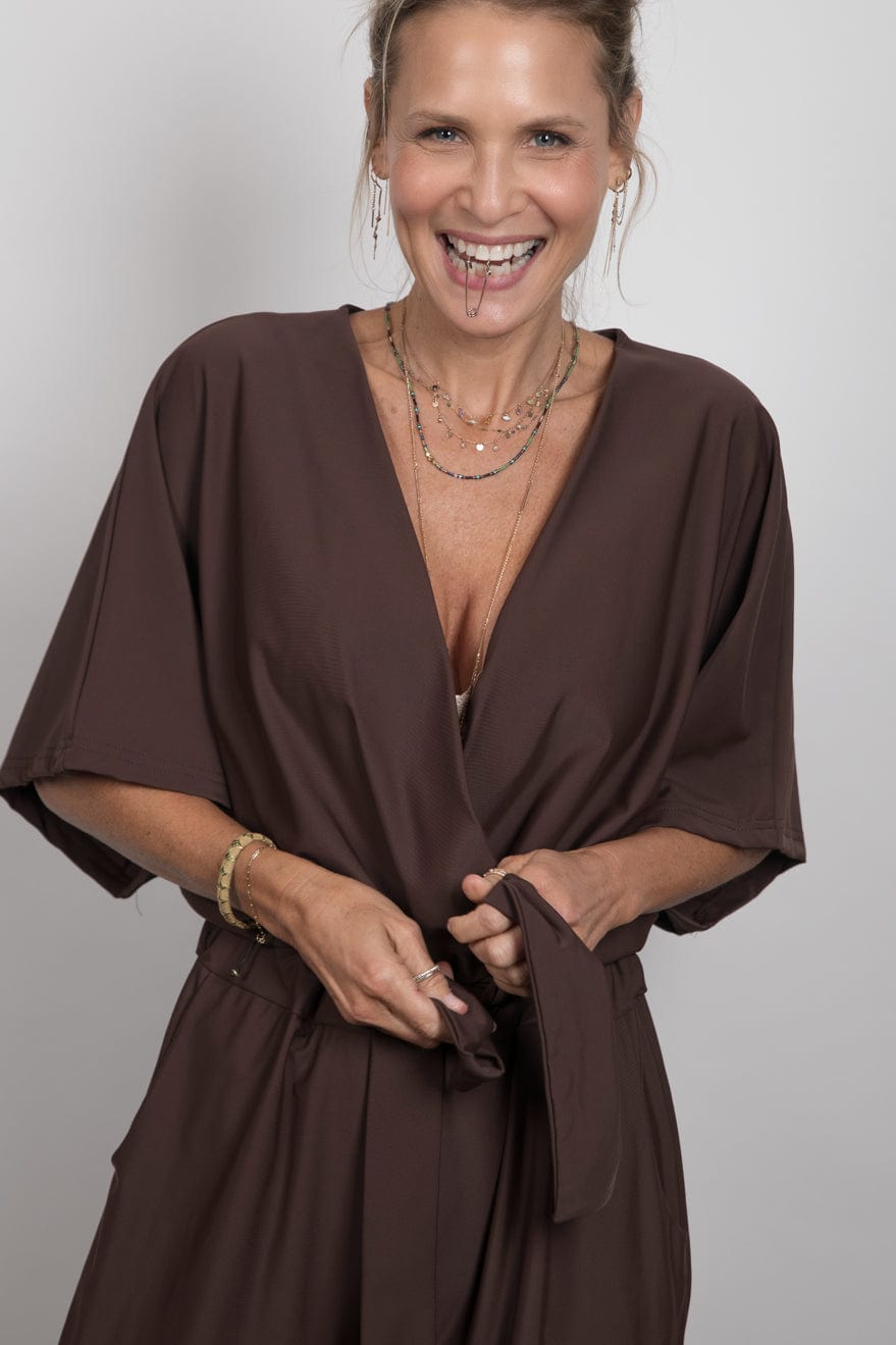 TOM אוברול חום