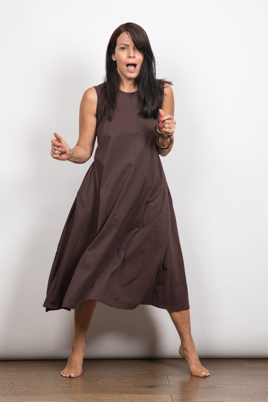 DOLEV שמלה חומה