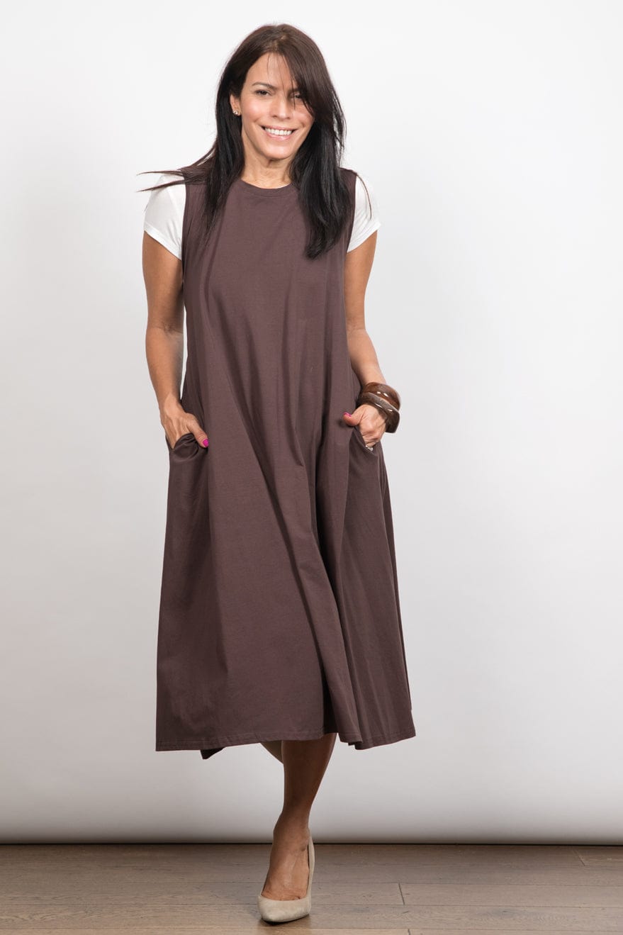 DOLEV שמלה חומה