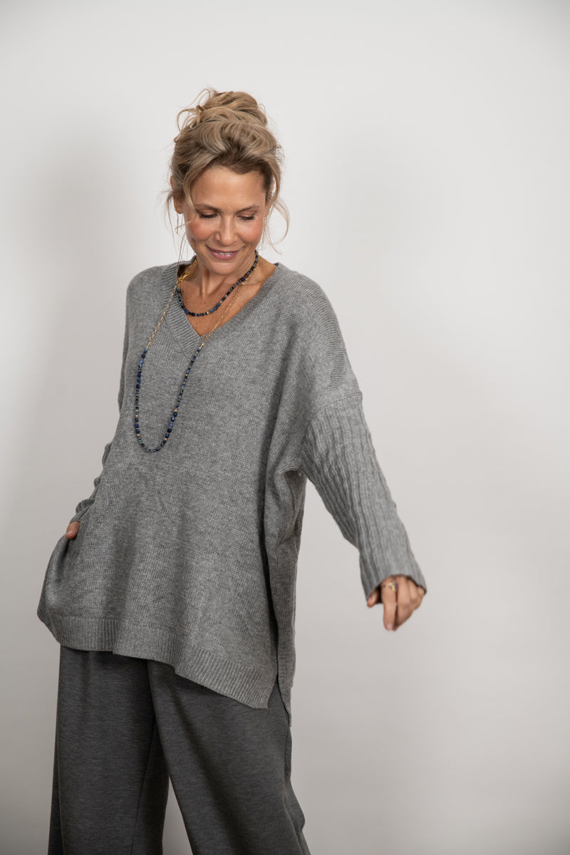 FROST v סריג אוברסייז אפור