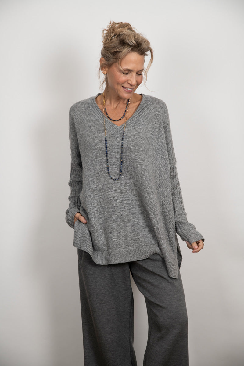 FROST v סריג אוברסייז אפור