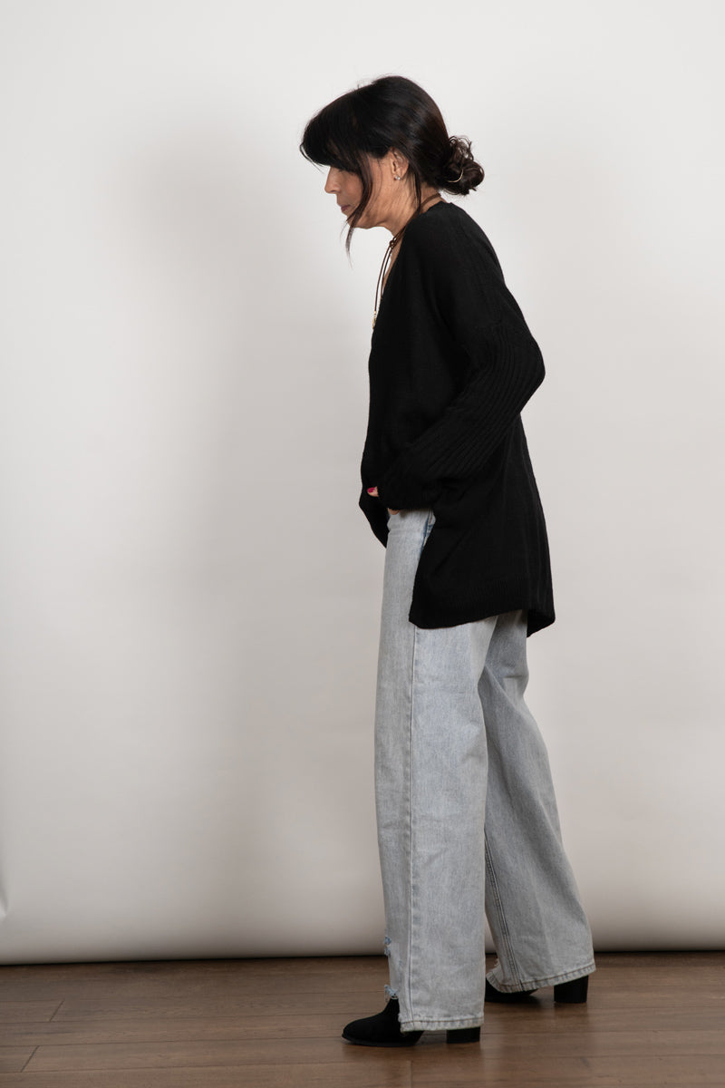 FROST v סריג אוברסייז שחור