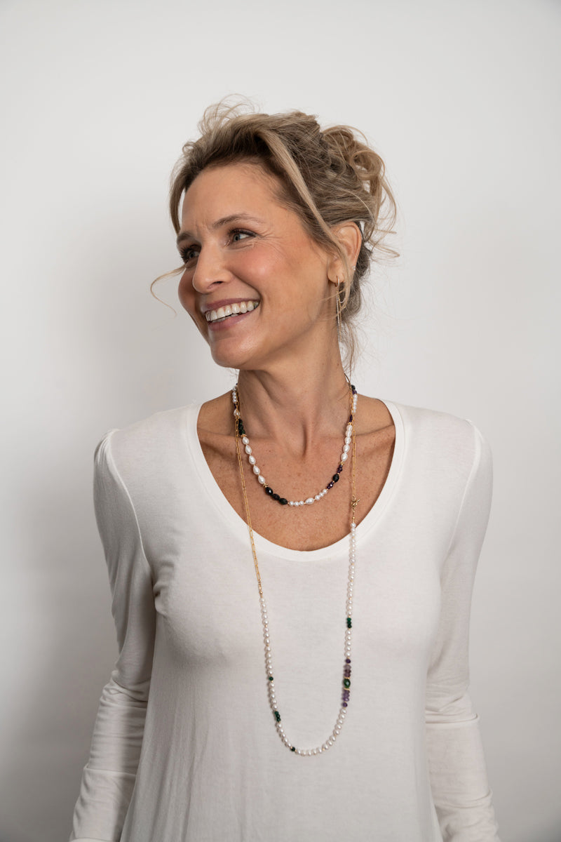 שרשרת Pearl Short