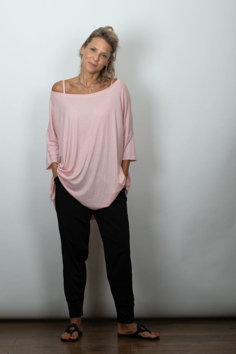 TOKYO חולצת אוברסייז ורודה