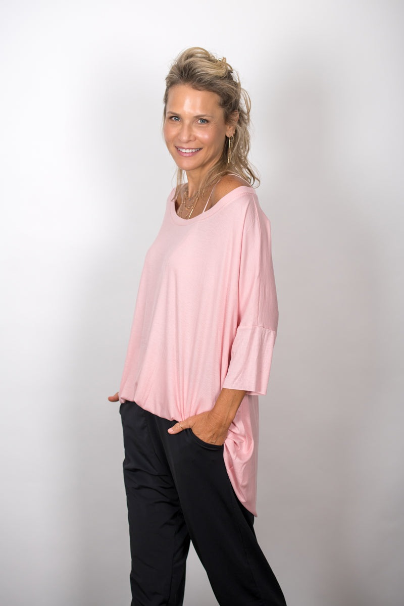 TOKYO חולצת אוברסייז ורודה