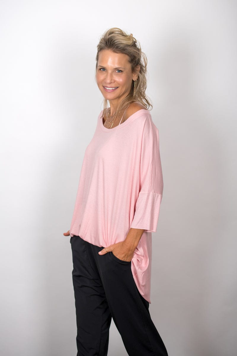 TOKYO חולצת אוברסייז ורודה