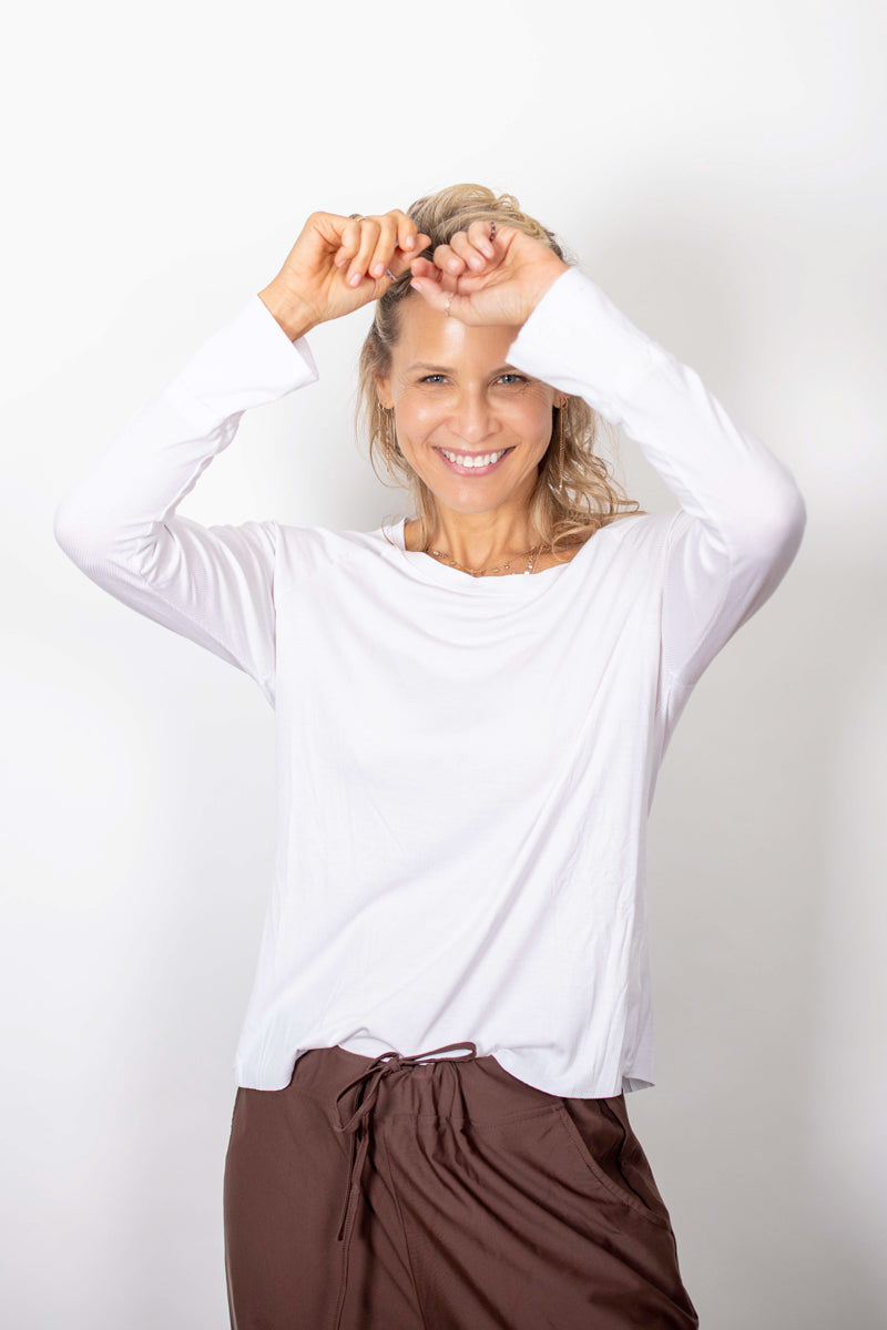 MIAMI חולצה לבנה