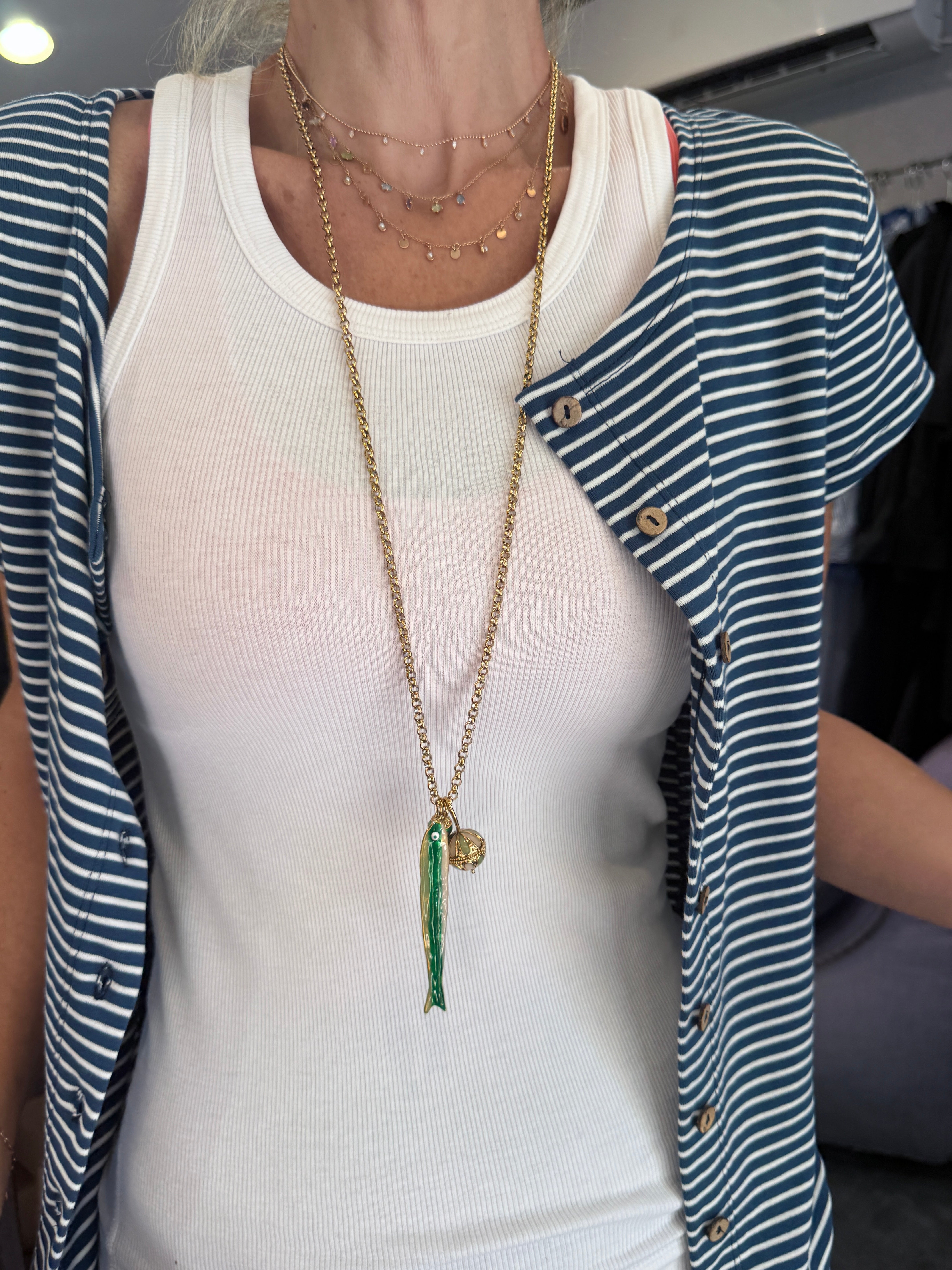 שרשרת Lucky green
